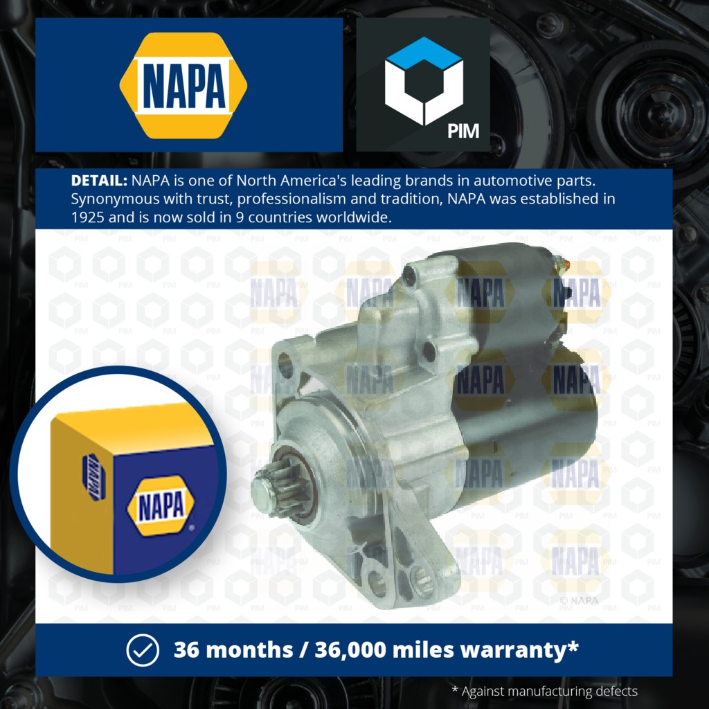 NAPA Starter Motor NSM1274 [PM1849878]