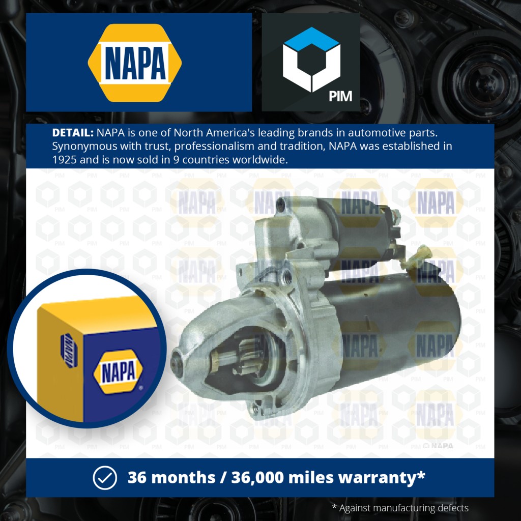 NAPA Starter Motor NSM1270 [PM1849874]