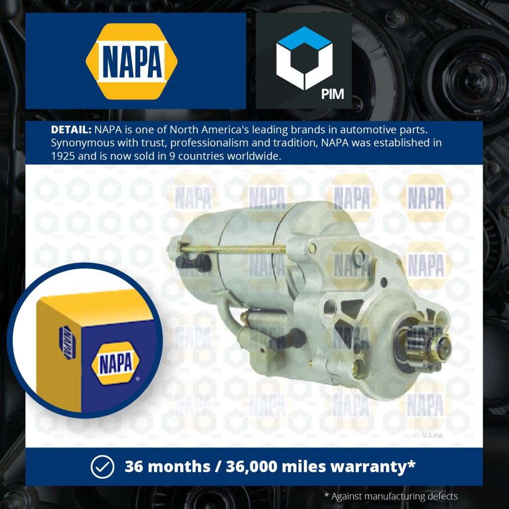 NAPA Starter Motor NSM1262 [PM1849867]