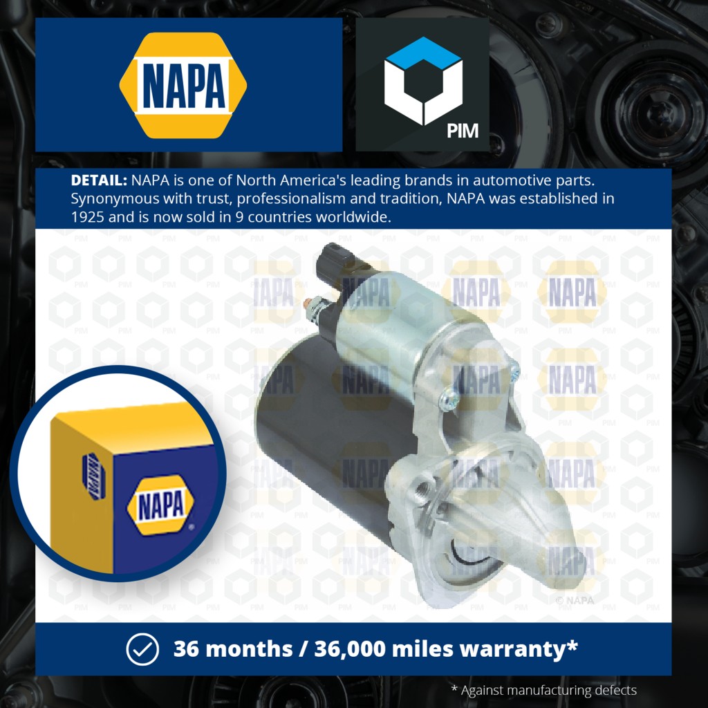 NAPA Starter Motor NSM1214 [PM1849820]