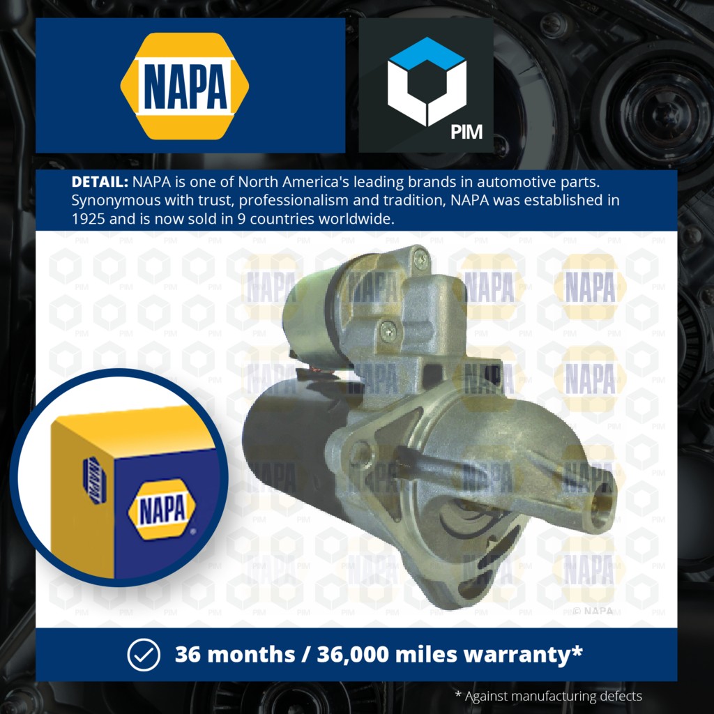 NAPA Starter Motor NSM1212 [PM1849818]