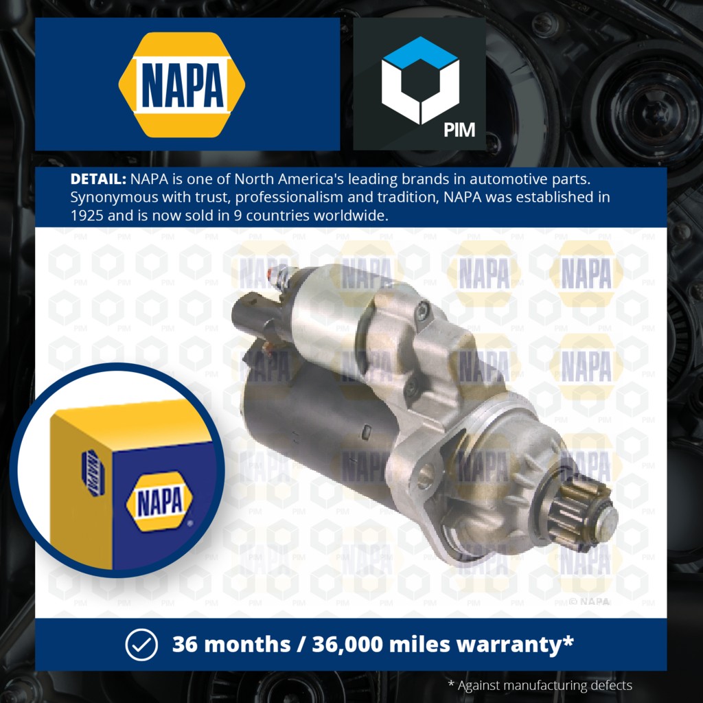 NAPA Starter Motor NSM1114 [PM1849722]