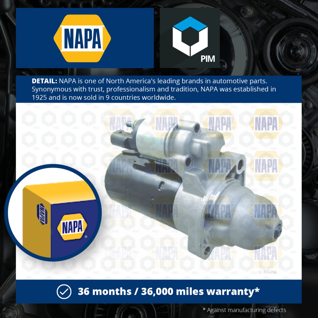 NAPA Starter Motor NSM1104 [PM1849712]