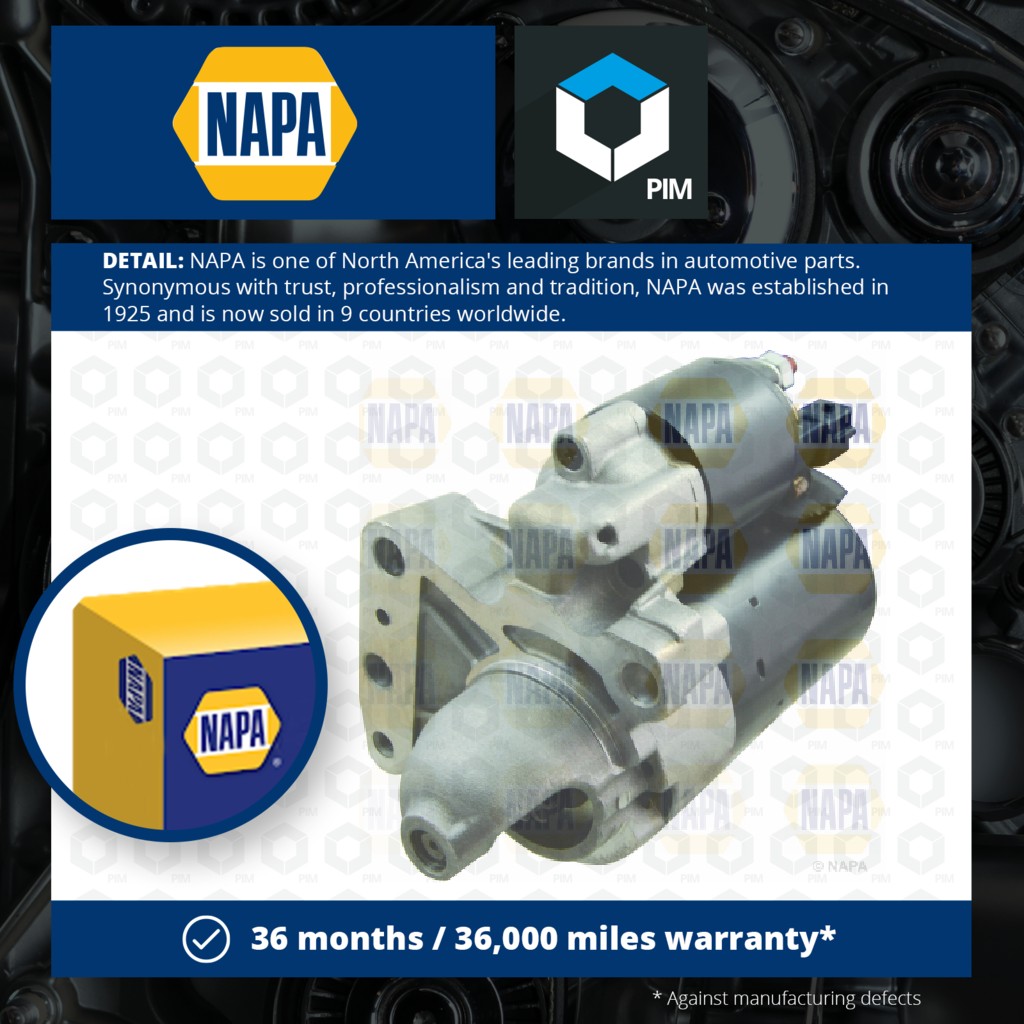 NAPA Starter Motor NSM1093 [PM1849701]