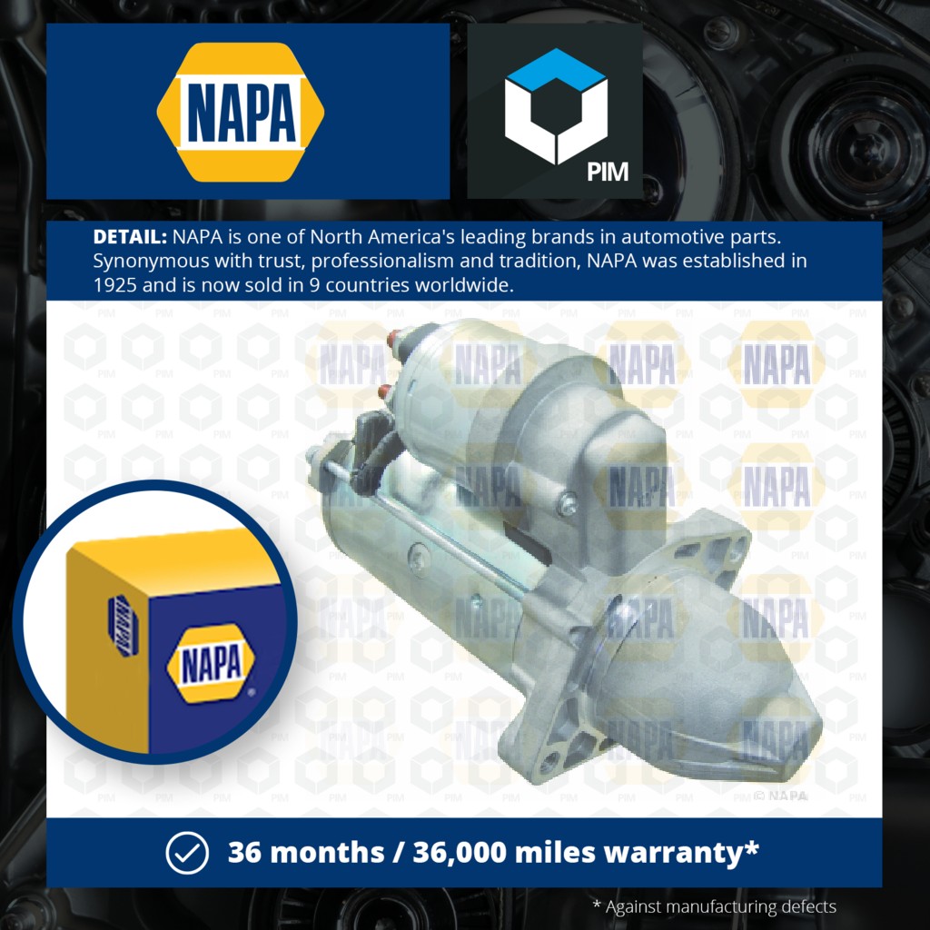 NAPA Starter Motor NSM1088 [PM1849696]