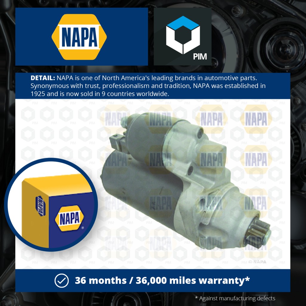 NAPA Starter Motor NSM1069 [PM1849677]