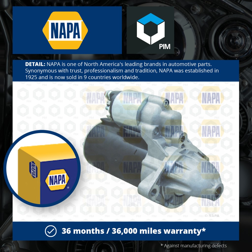 NAPA Starter Motor NSM1060 [PM1849668]