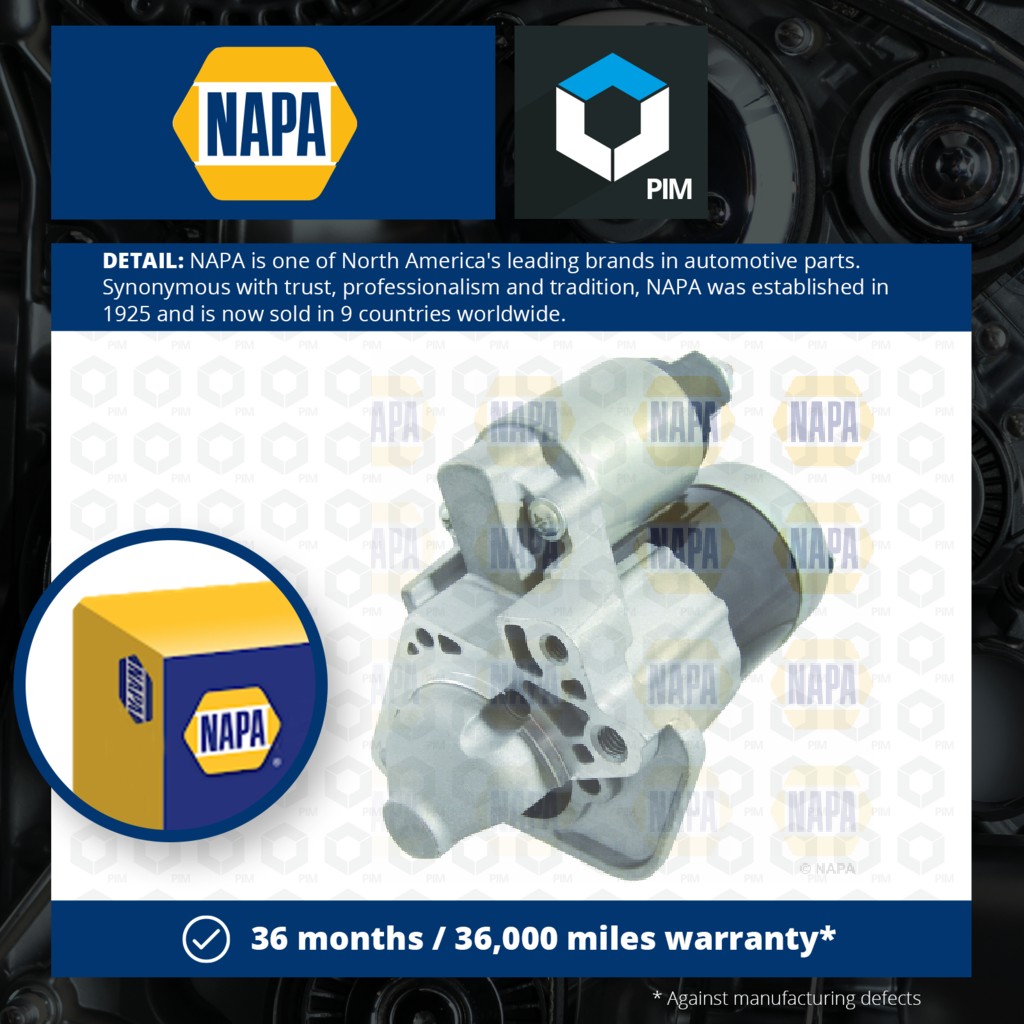 NAPA Starter Motor NSM1054 [PM1849662]
