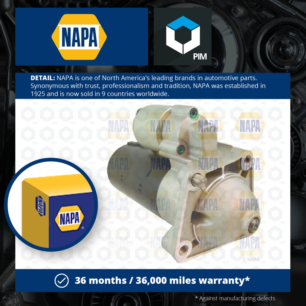 NAPA Starter Motor NSM1051 [PM1849659]