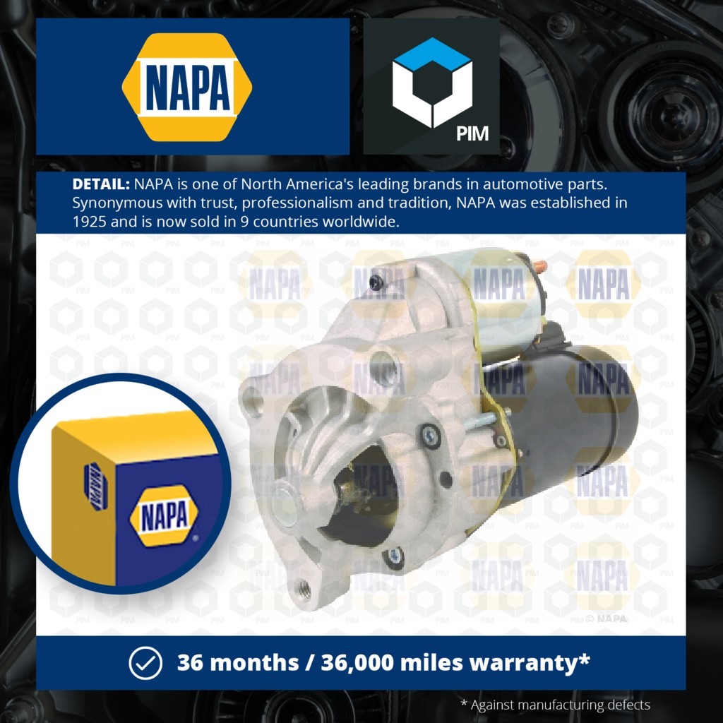 NAPA Starter Motor NSM1043 [PM1849651]