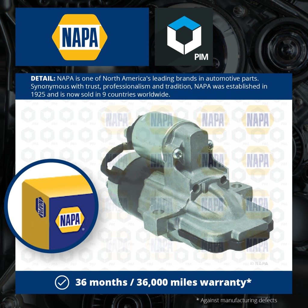 NAPA Starter Motor NSM1035 [PM1849643]