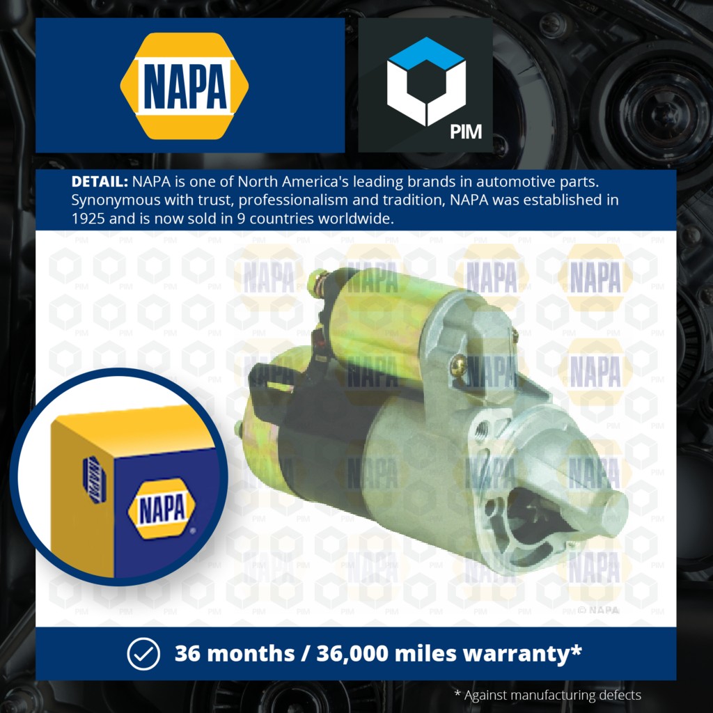 NAPA Starter Motor NSM1032 [PM1849640]