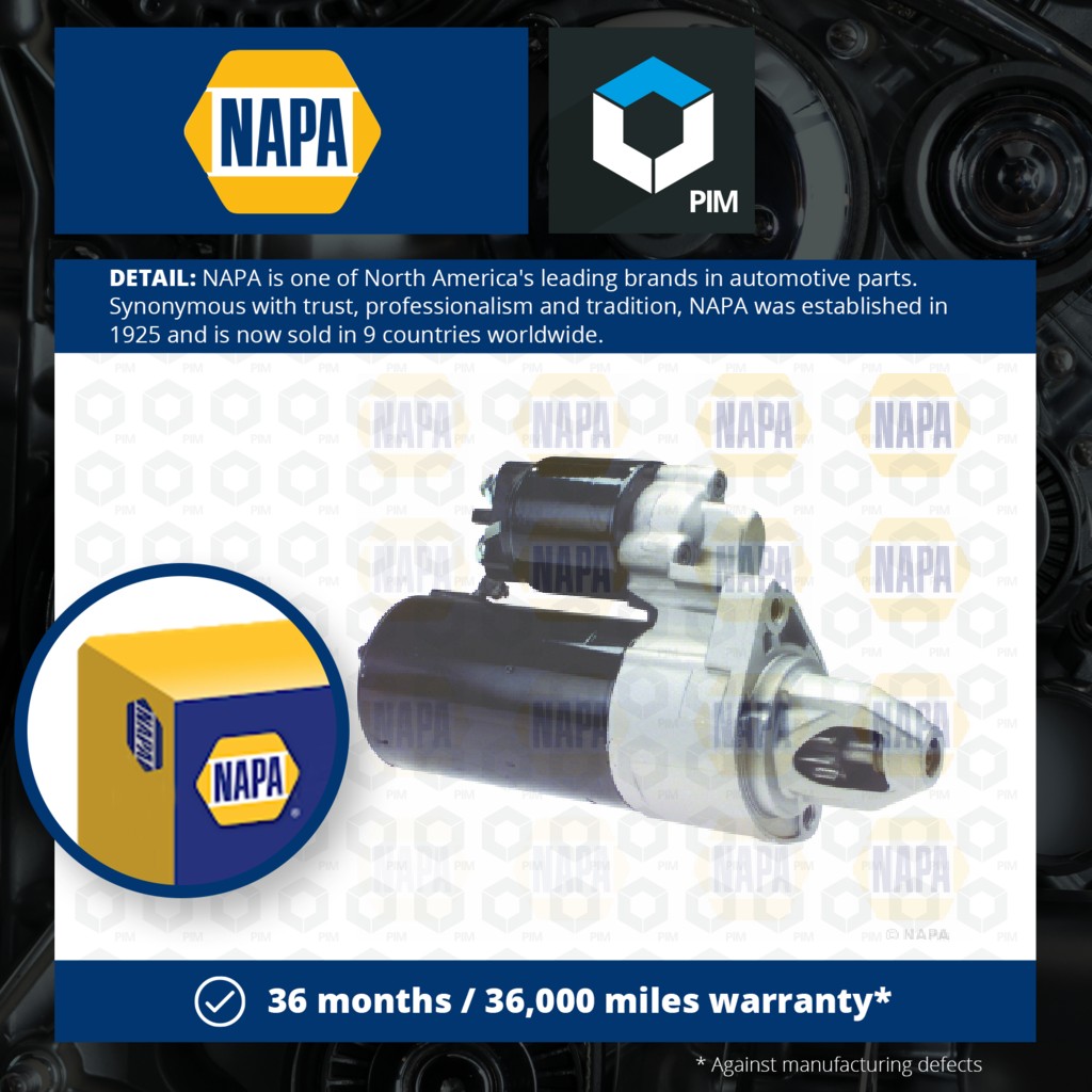 NAPA Starter Motor NSM1020 [PM1849628]