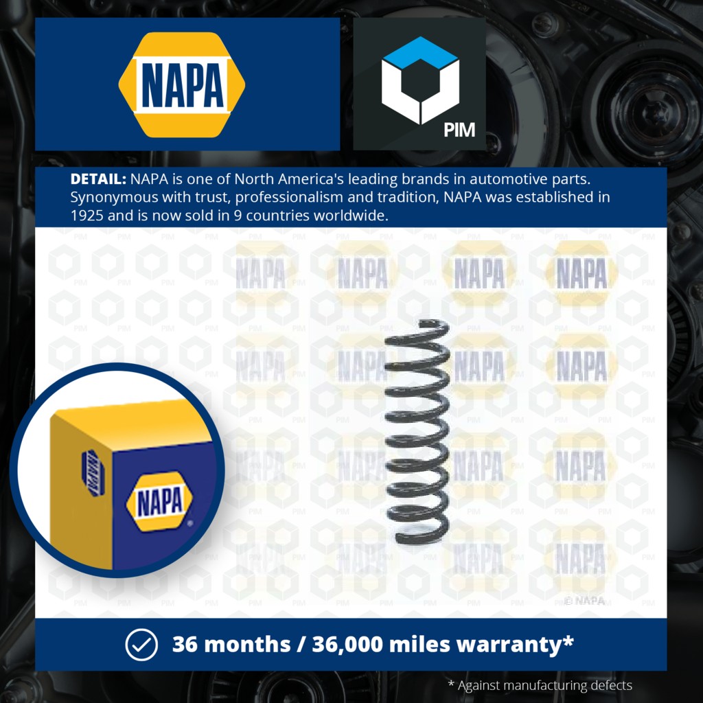 NAPA Coil Spring Rear NCS1266 [PM1849073]