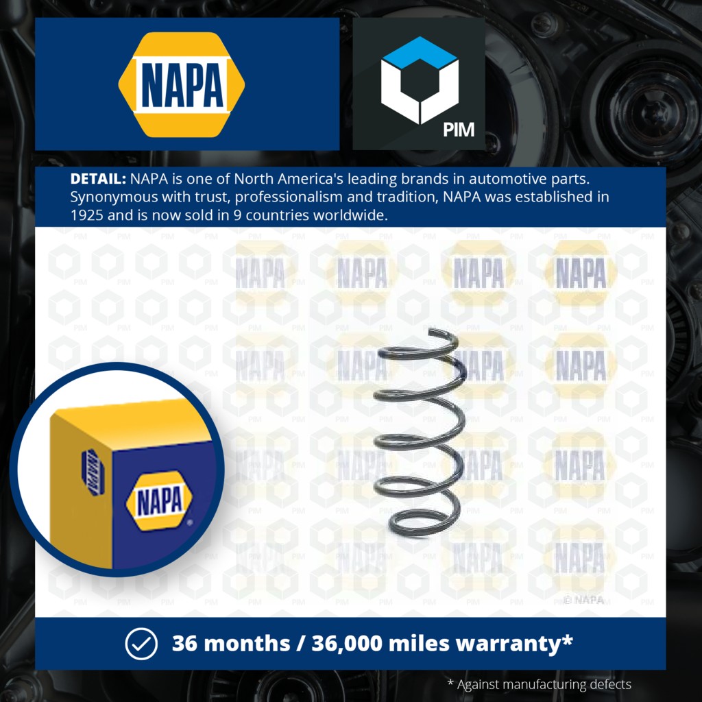 NAPA Coil Spring Front NCS1238 [PM1849045]