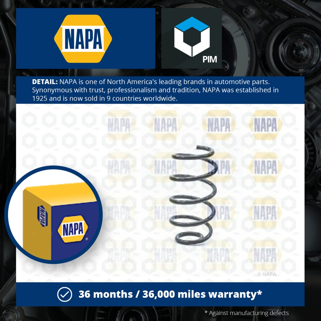 NAPA Coil Spring Front NCS1229 [PM1849036]