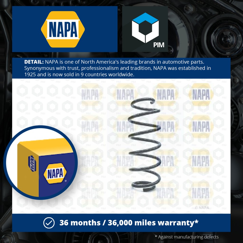 NAPA Coil Spring Front NCS1209 [PM1849016]