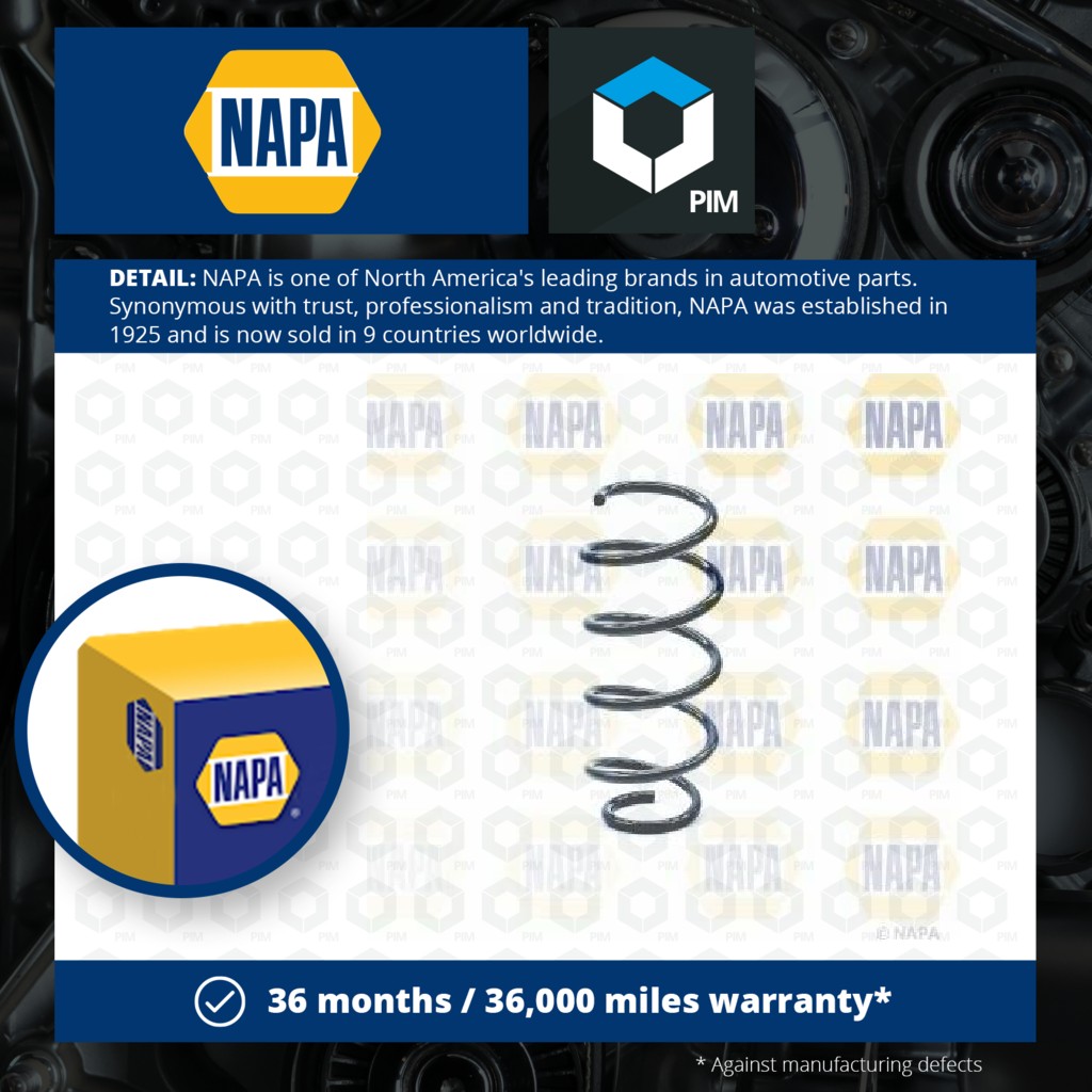 NAPA Coil Spring Front NCS1183 [PM1848990]