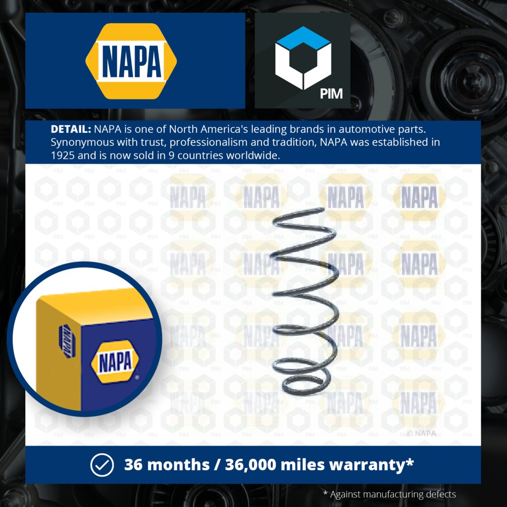 NAPA Coil Spring Front NCS1174 [PM1848981]