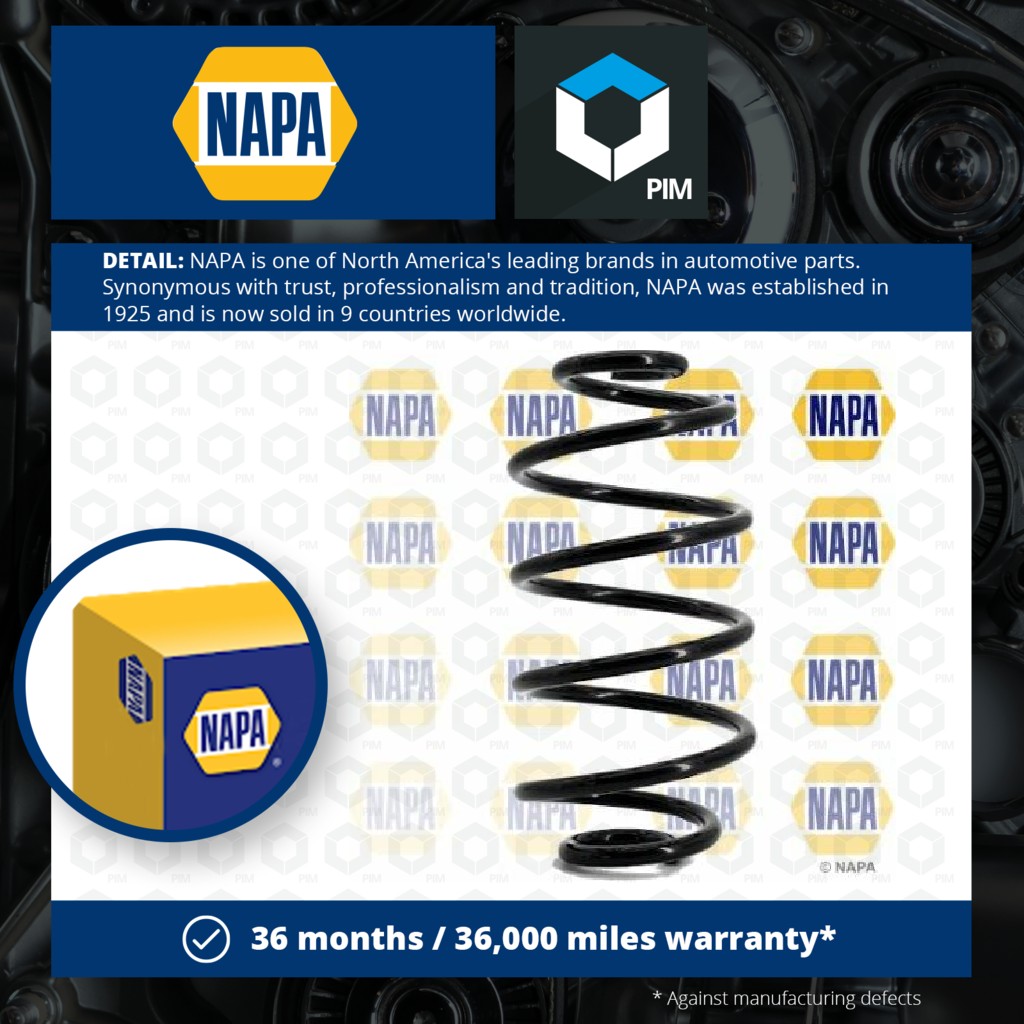 NAPA Coil Spring Rear NCS1152 [PM1848959]