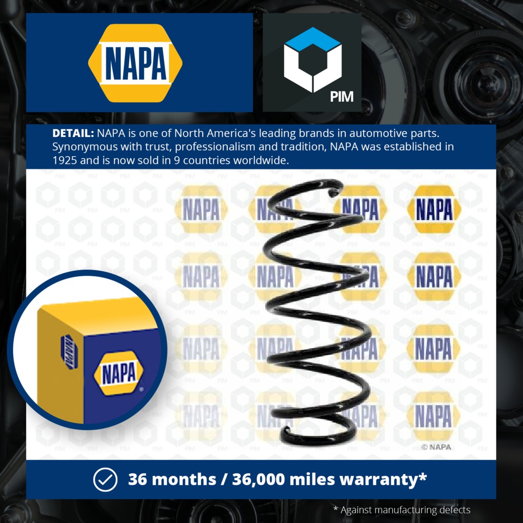 NAPA Coil Spring Front NCS1114 [PM1848921]