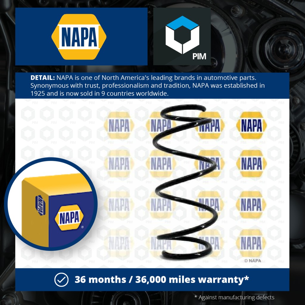 NAPA Coil Spring Front NCS1090 [PM1848897]