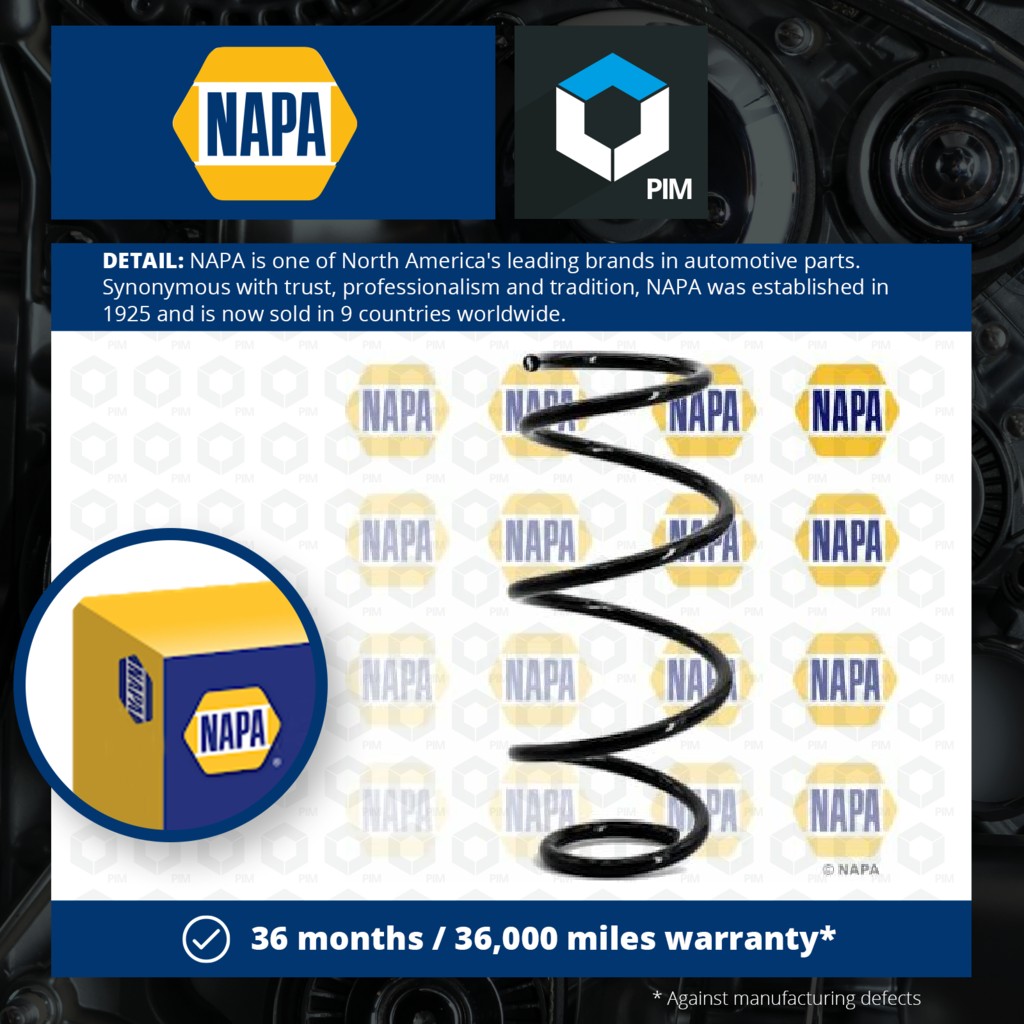 NAPA Coil Spring Front NCS1089 [PM1848896]