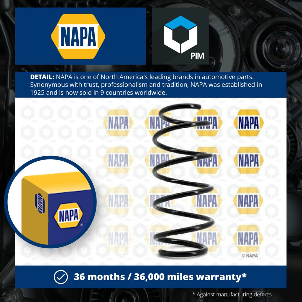 NAPA Coil Spring Front NCS1072 [PM1848879]