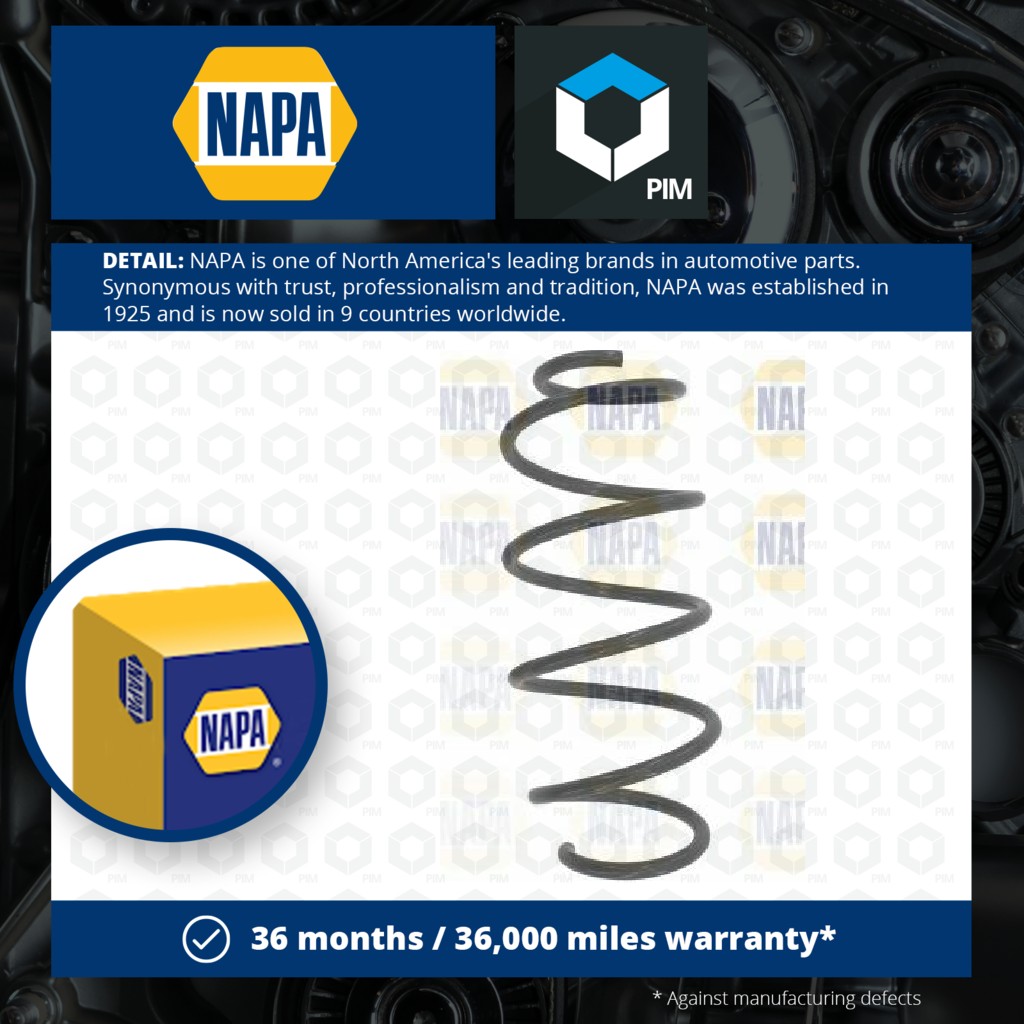 NAPA Coil Spring Front NCS1069 [PM1848876]