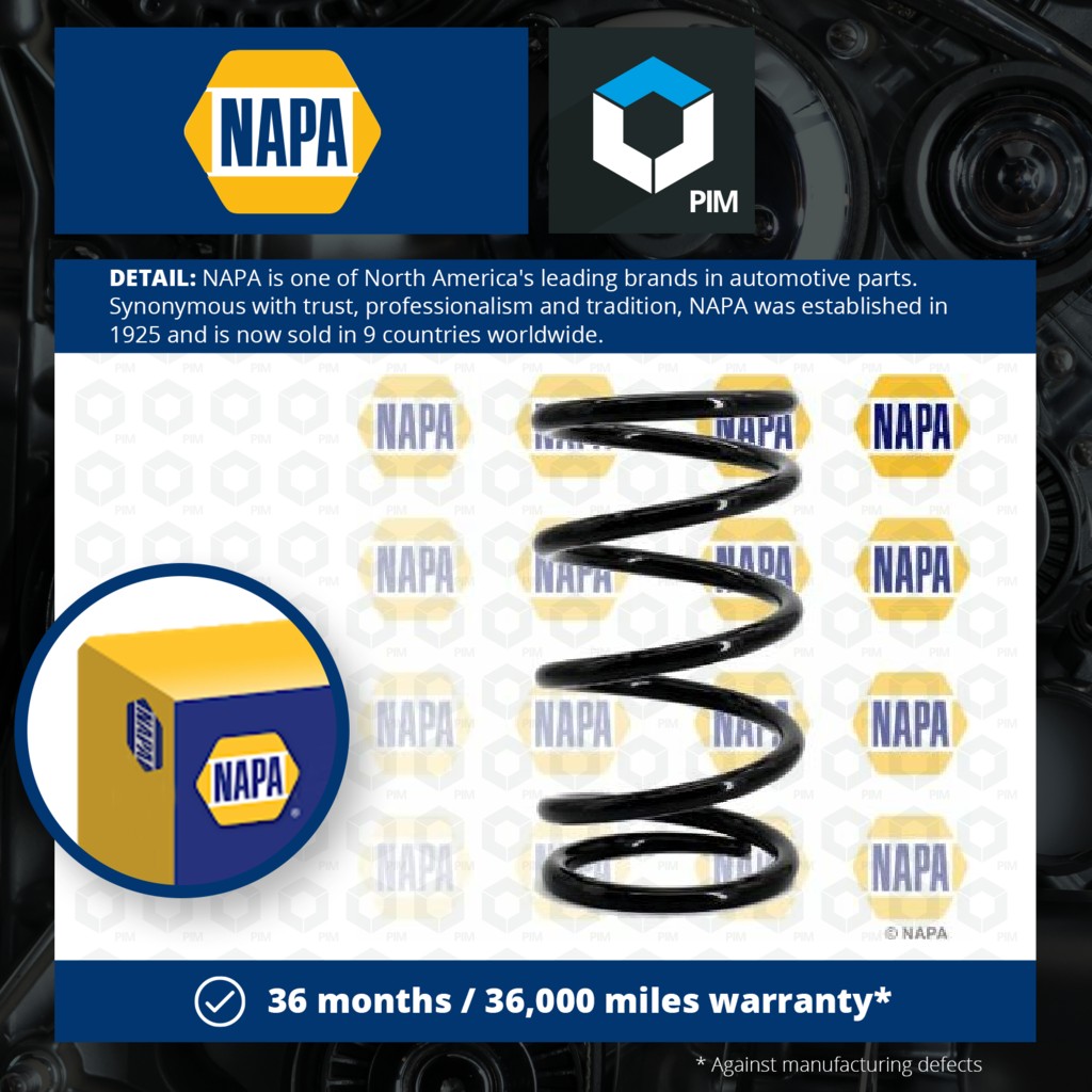 NAPA Coil Spring Rear NCS1051 [PM1848858]