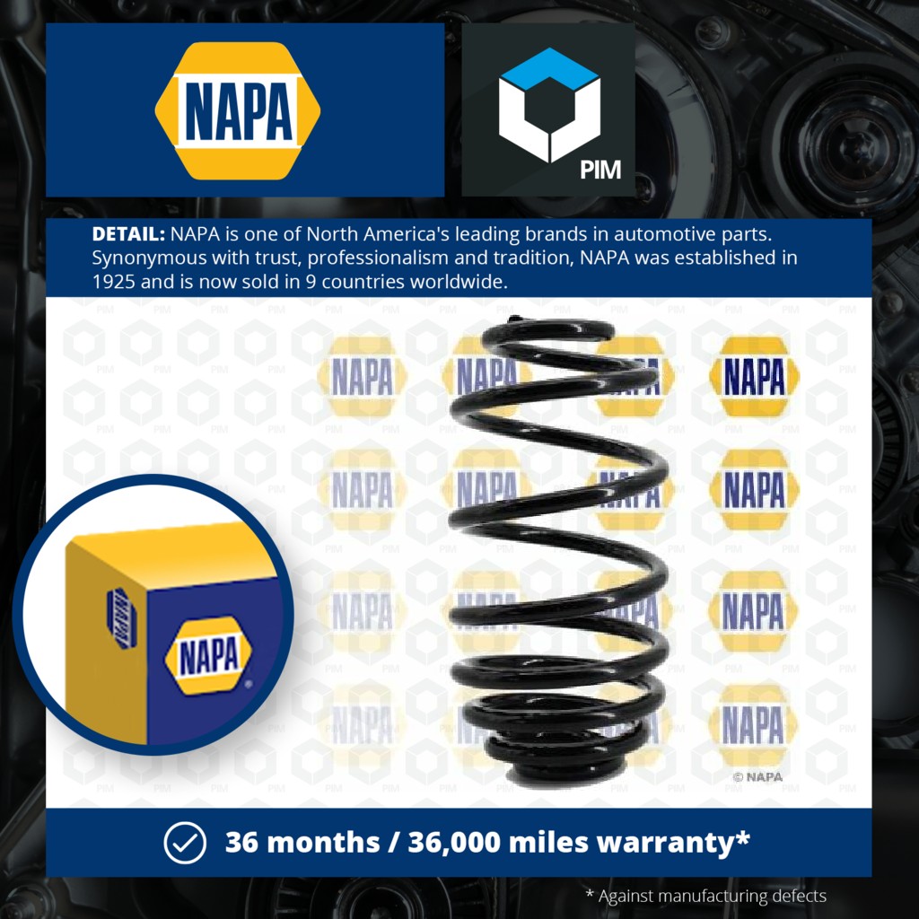 NAPA Coil Spring Rear NCS1032 [PM1848839]