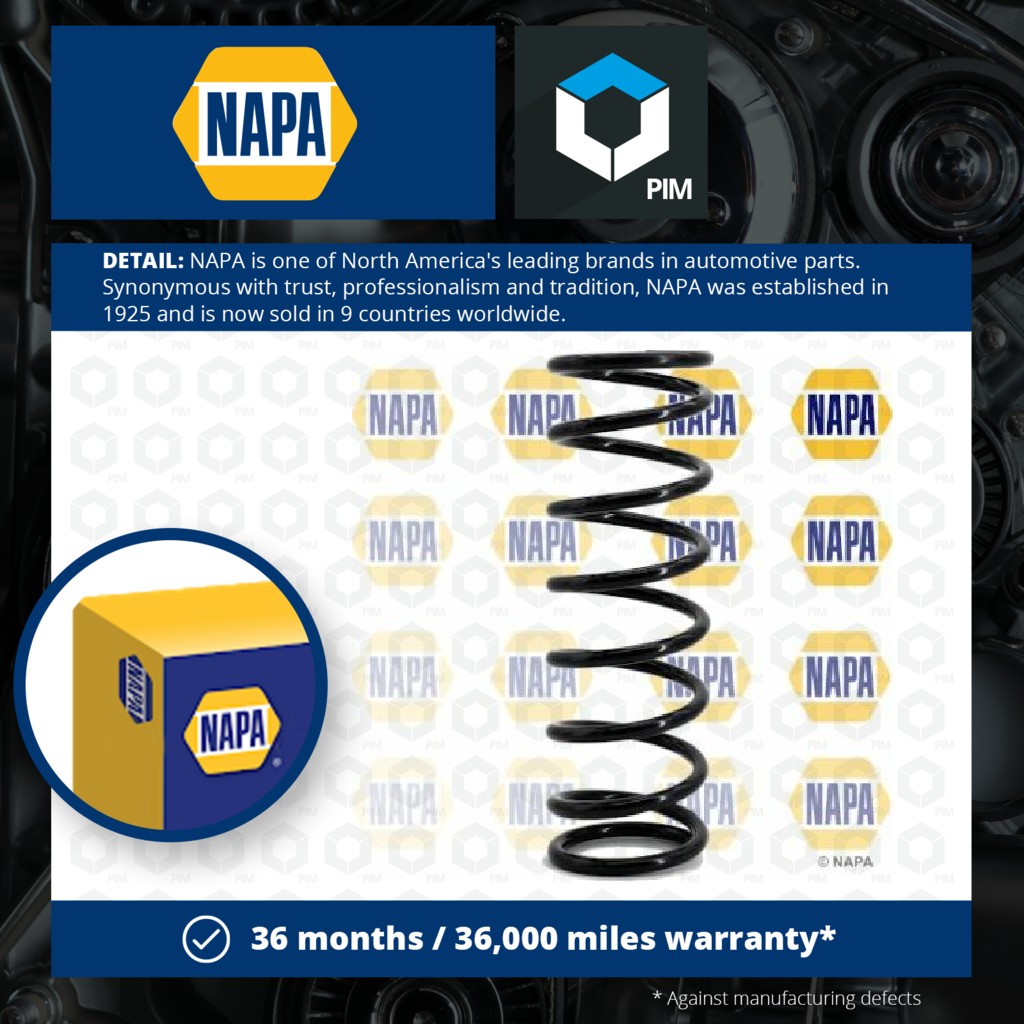 NAPA Coil Spring Rear NCS1026 [PM1848833]