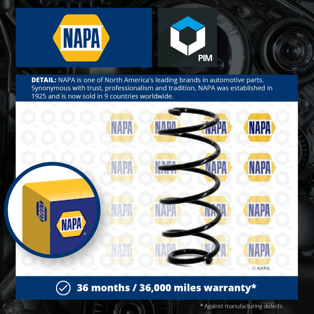 NAPA Coil Spring Front NCS1021 [PM1848828]