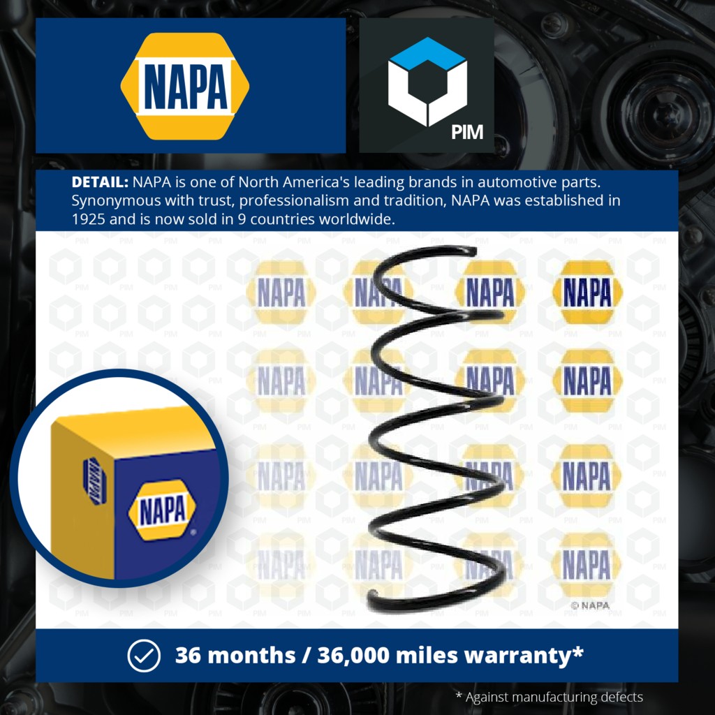 NAPA Coil Spring Front NCS1014 [PM1848821]