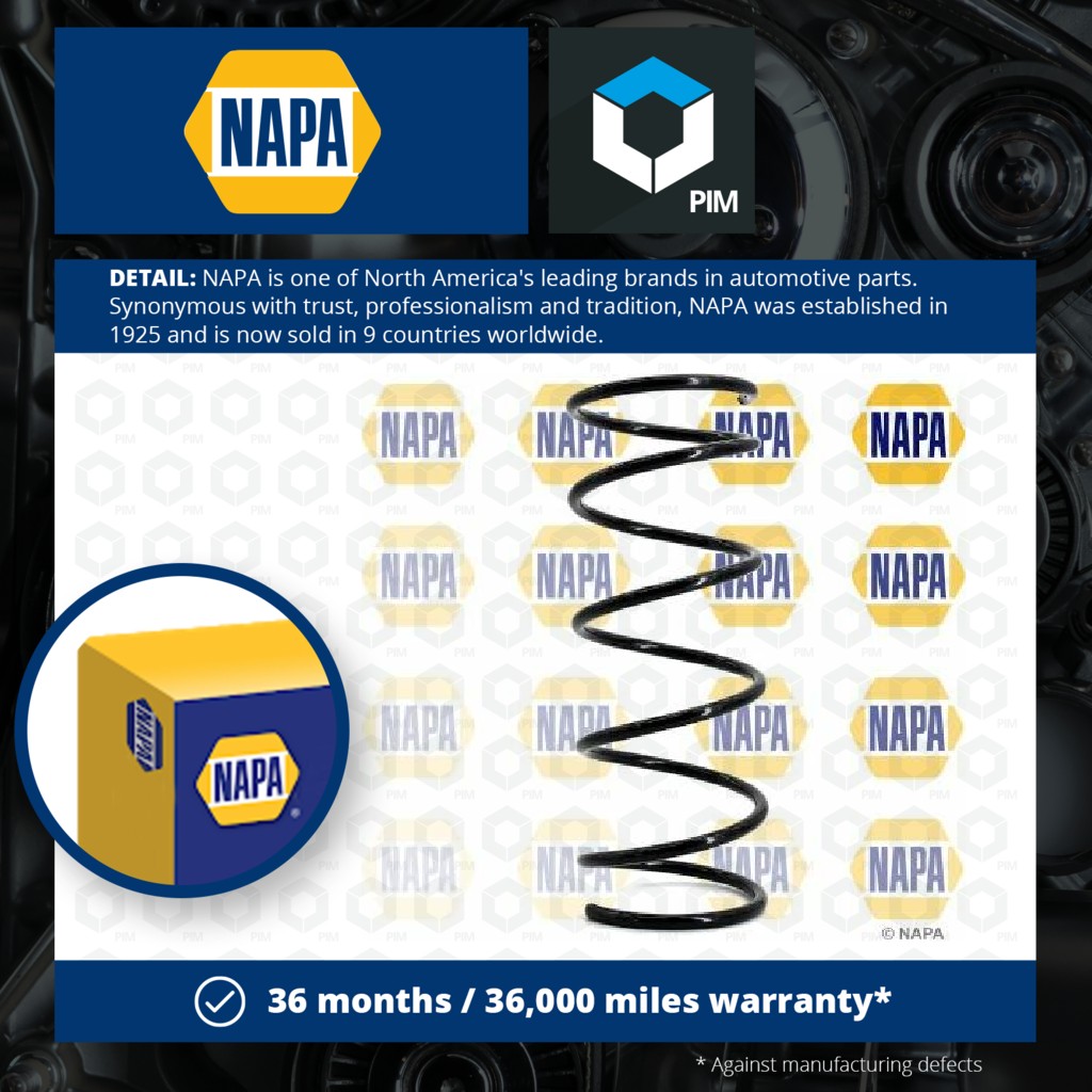 NAPA Coil Spring Front NCS1002 [PM1848809]