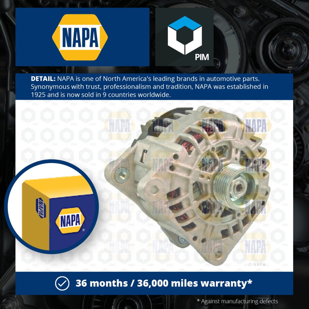 NAPA Alternator NAL1687 [PM1848779]