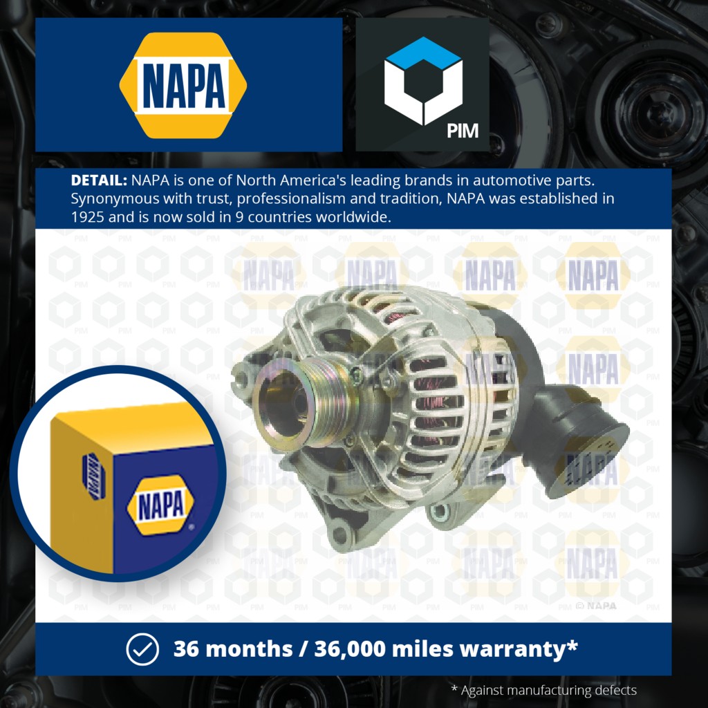 NAPA Alternator NAL1673 [PM1848765]