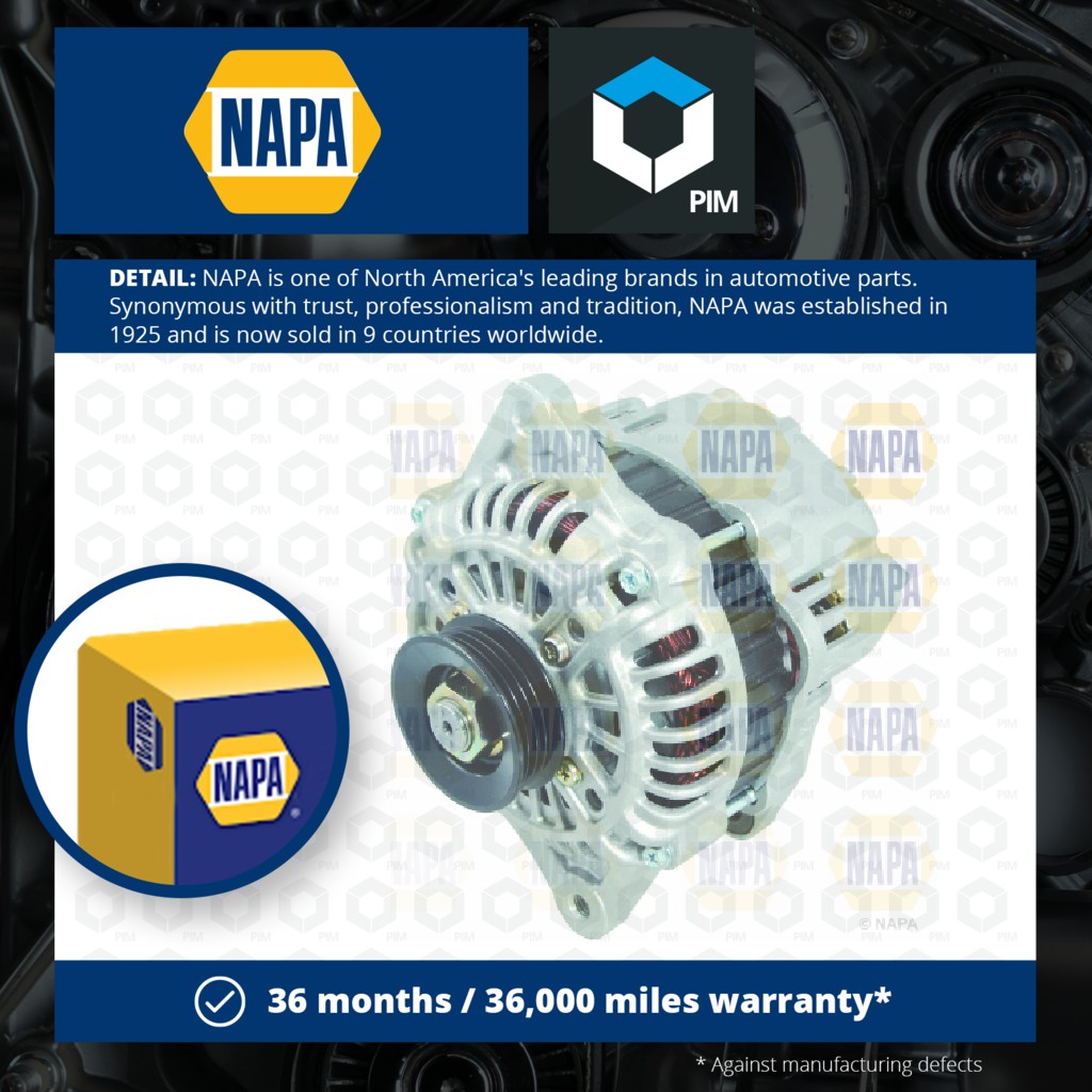 NAPA Alternator NAL1113 [PM1848205]