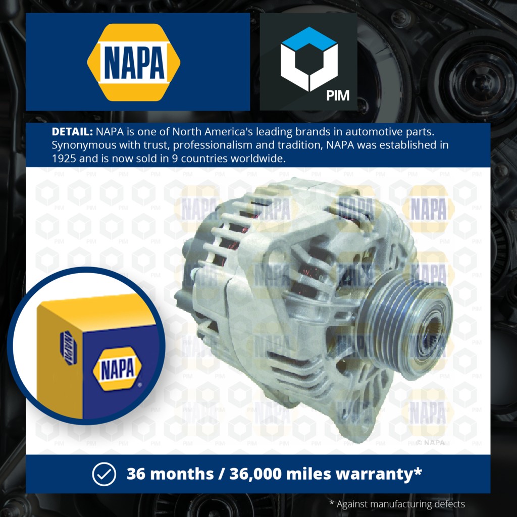 NAPA Alternator NAL1083 [PM1848176]