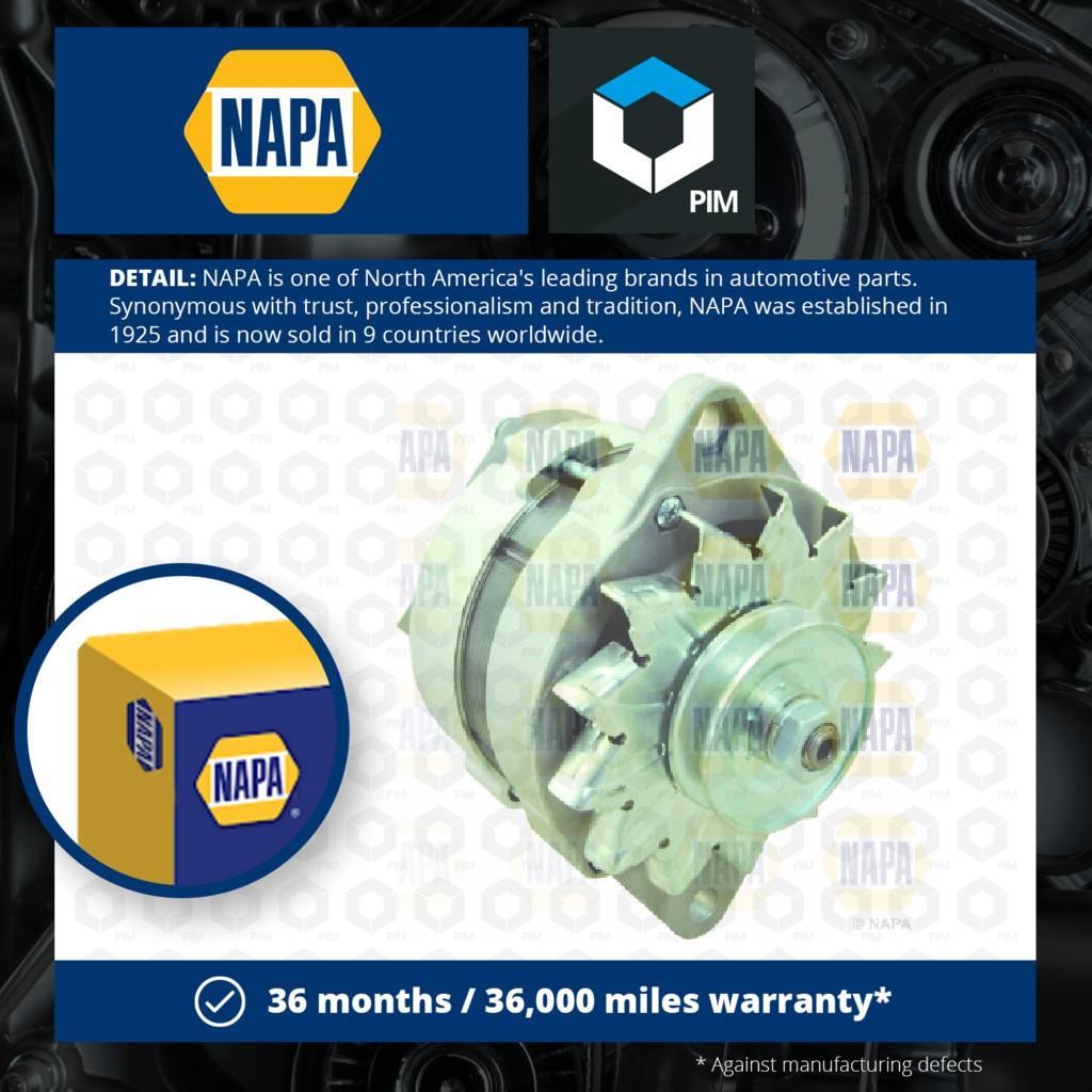 NAPA Alternator NAL1071 [PM1848164]