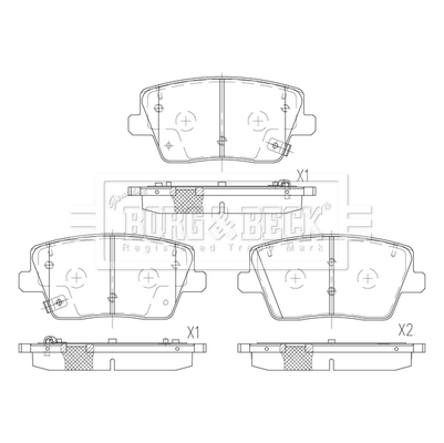 Borg & Beck BBP2826