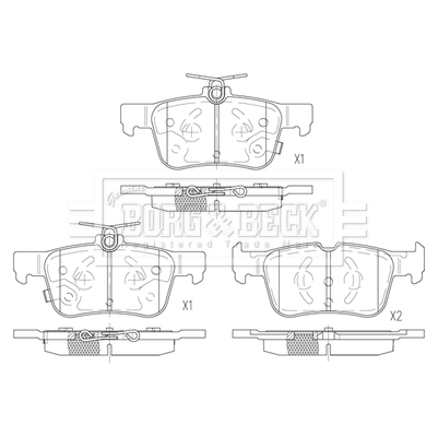 Borg & Beck BBP2823