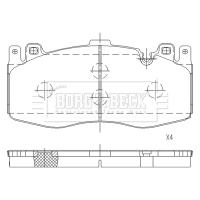 Borg & Beck BBP2812