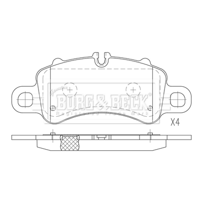 Borg & Beck BBP2803