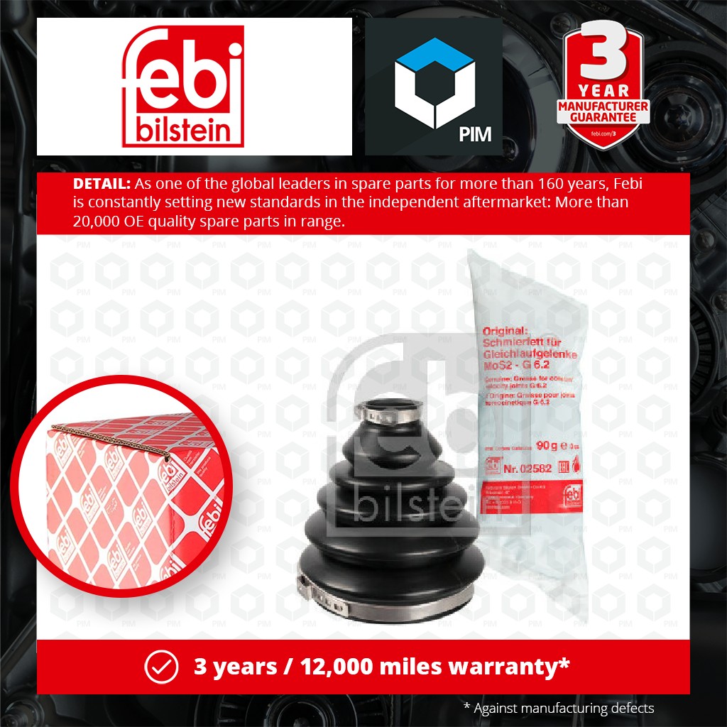 Febi CV Joint Boot Front Outer 171897 [PM1845076]