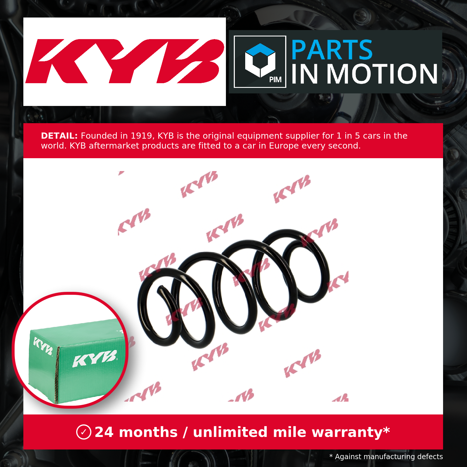 KYB Coil Spring Rear RA5266 [PM1844543]