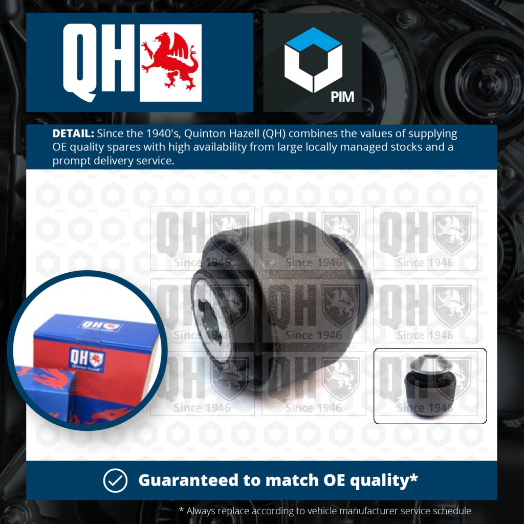Quinton Hazell Wishbone / Control / Trailing Arm Bush EMS8748 [PM1844399]