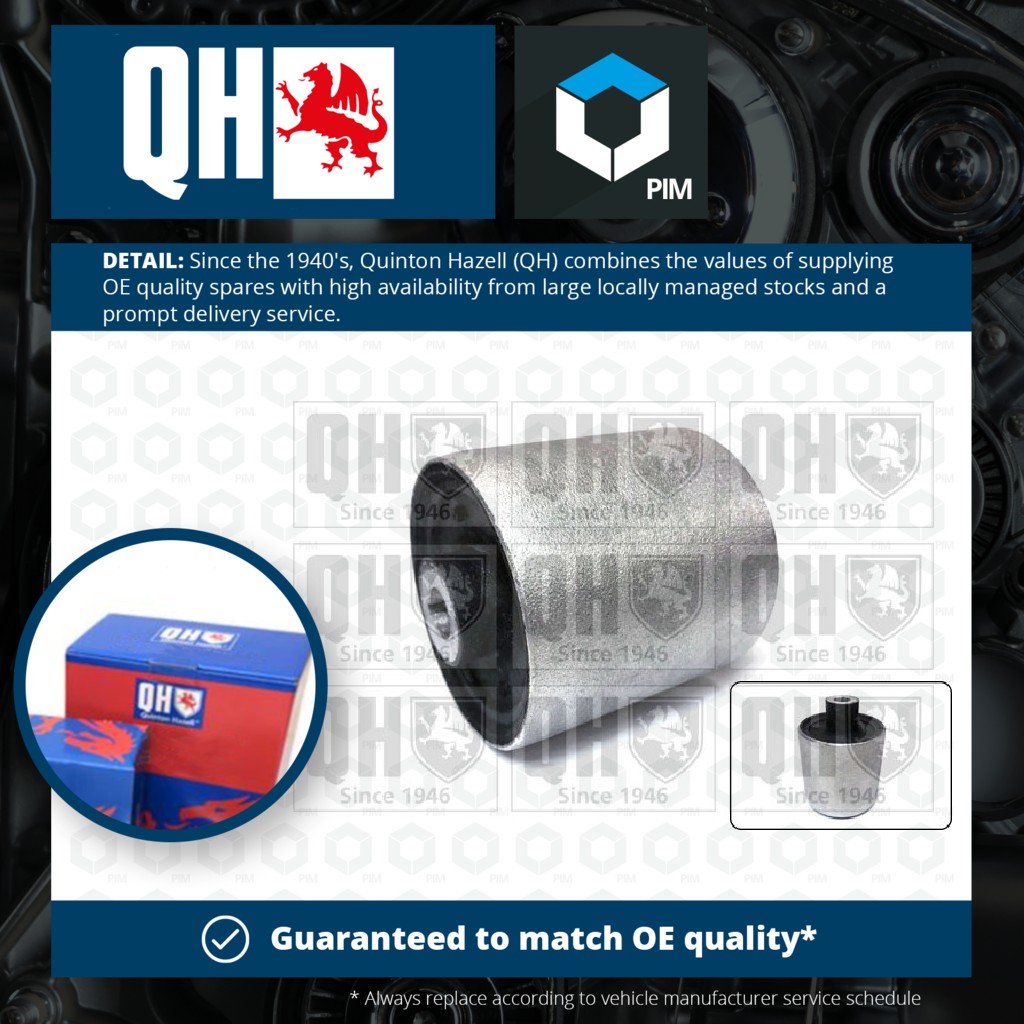 Quinton Hazell Wishbone / Control / Trailing Arm Bush Front Lower EMS8723 [PM1844374]