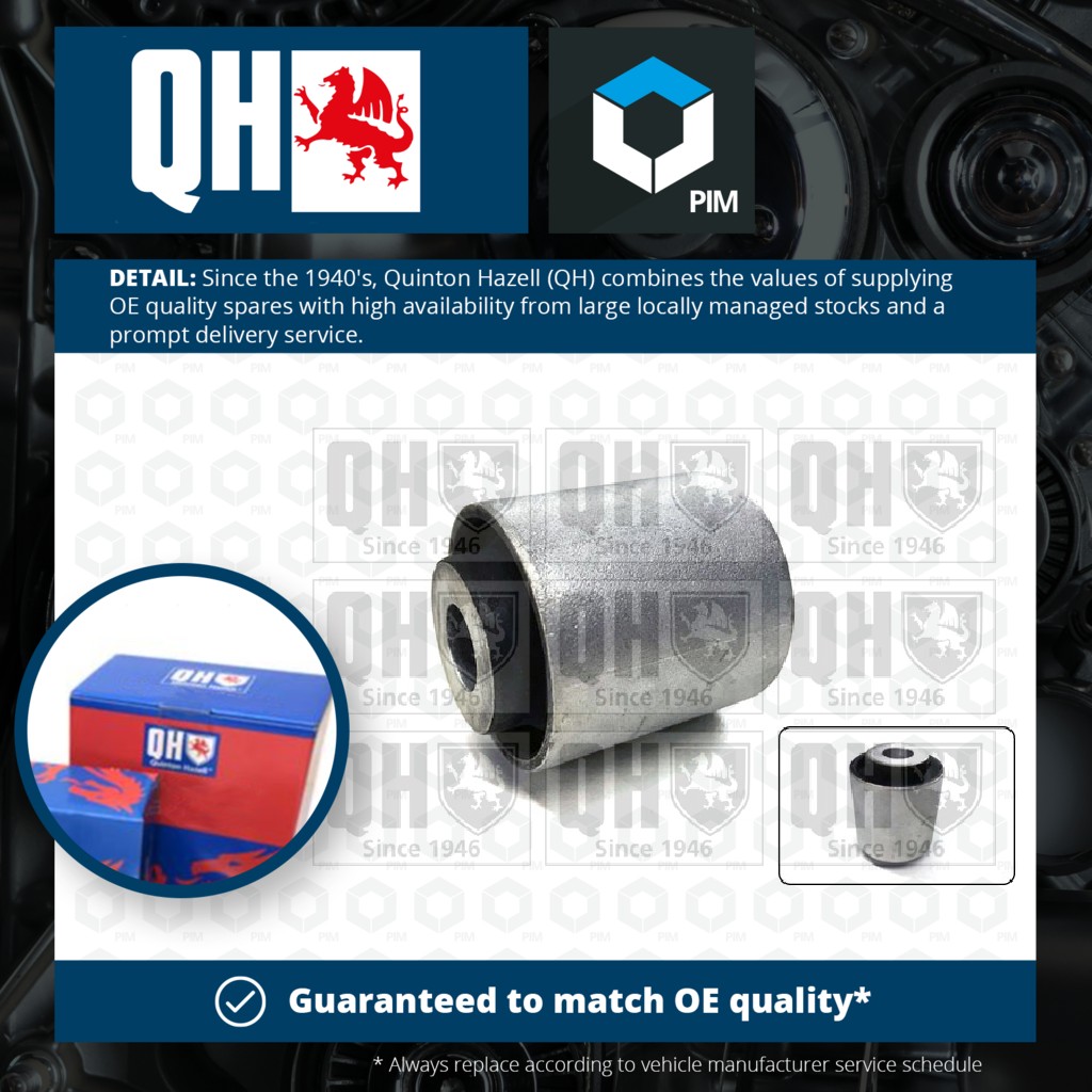 Quinton Hazell Wishbone / Control / Trailing Arm Bush EMS8720 [PM1844371]
