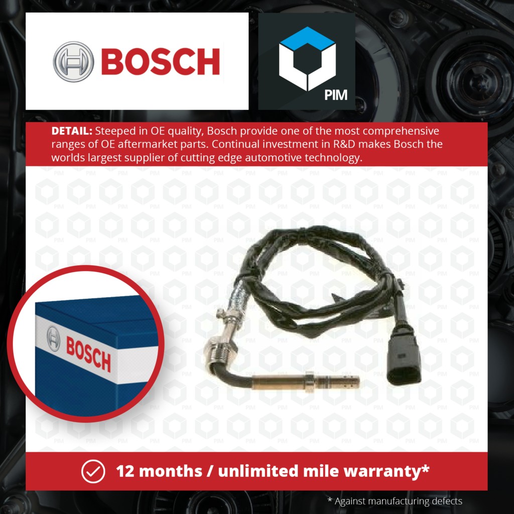 Bosch Exhaust Temperature Sensor 0986259036 [PM1843712]